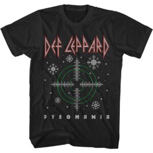 Def Leppard Christmas Pyromania Men’s T Shirt
