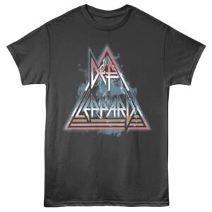 Def Leppard Chrome Logo Men’s T Shirt