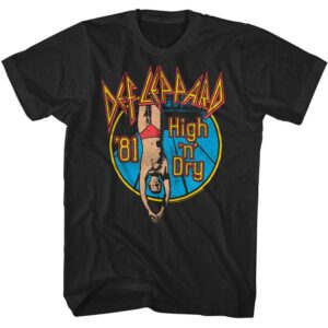 Def Leppard High n Dry Diver Men’s T Shirt