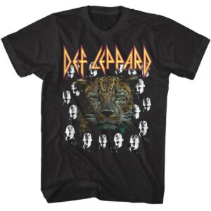 Def Leppard High n Dry Leopard Men’s T Shirt