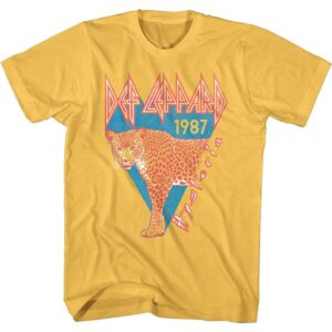 Def Leppard Hysteria 1987 Leopard Men’s T Shirt
