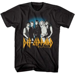 Def Leppard Hysteria Band Photo Men’s T Shirt
