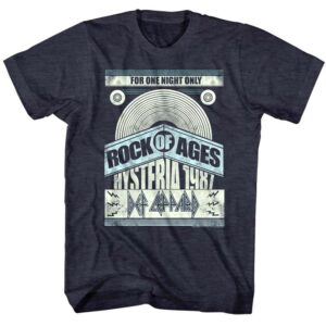 Def Leppard Hysteria Rock of Ages 1987 Men’s T Shirt