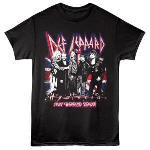 Def Leppard Hysteria Tour UK 1987 Men’s T Shirt