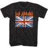 Def Leppard Leopard British Flag Men’s T Shirt