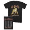 Def Leppard Leopard Hysteria US Tour 1987 Men’s T Shirt