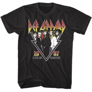 Def Leppard Live in Concert 1987 Men’s T Shirt