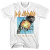 Def Leppard Pyromania Album Men’s White T Shirt