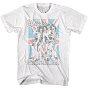 Def Leppard Pyromania UK Tour ’83 Men’s T Shirt
