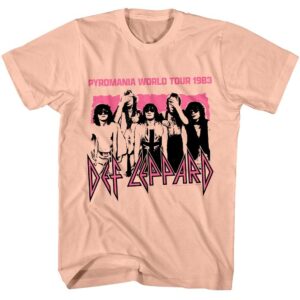 Def Leppard Pyromania World Tour 1983 Men’s T Shirt