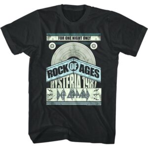 Def Leppard Rock of Ages Hysteria Men’s T Shirt