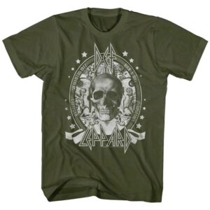 Def Leppard Skull Crest 1977 Men’s T Shirt