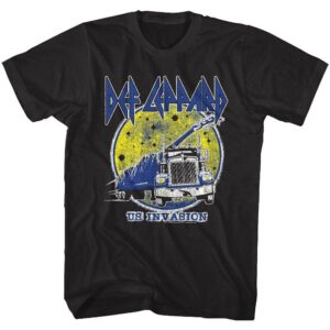 Def Leppard US Invasion Full Moon Men’s T Shirt