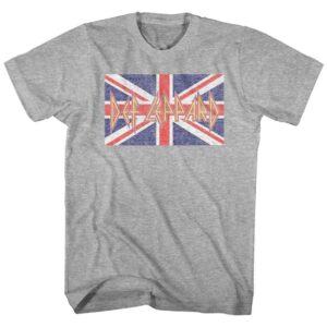 Def Leppard Union Jack Flag Men’s T Shirt