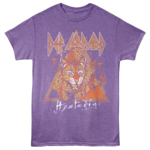 Def Leppard Wild Leopard Hysteria Men’s T Shirt