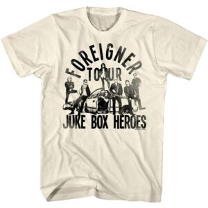 Foreigner Juke Box Heroes Tour Men’s T Shirt