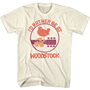 I’d Rather Be at Woodstock Men’s T-Shirt