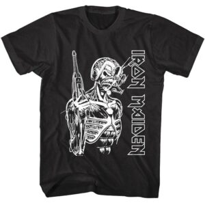 Iron Maiden Somewhere in Time Mono Men’s T Shirt
