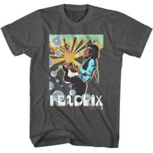 Jimi Hendrix 70’s Flare Bubbles Men’s T-Shirt