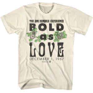 Jimi Hendrix Bold as Love 67 Men’s T-Shirt