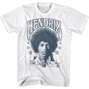 Jimi Hendrix Both Sides of the Sky Stars Men’s T-Shirt