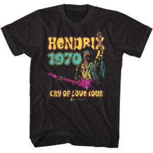 Jimi Hendrix Cry of Love Tour Men’s T-Shirt