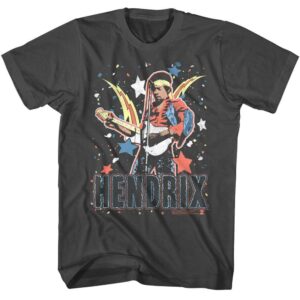 Jimi Hendrix Electro Starburst Men’s T-Shirt