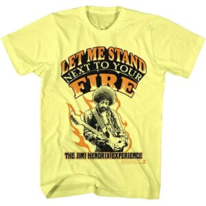 Jimi Hendrix Let Me Stand Next To Your Fire Men’s T-Shirt