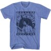 Jimi Hendrix Live USA Tour 1968 Men’s T-Shirt