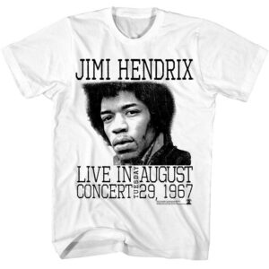 Jimi Hendrix Nottingham Blues Festival Men’s T-Shirt