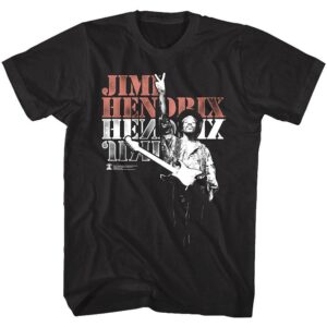 Jimi Hendrix Rocking for Peace Men’s T-Shirt