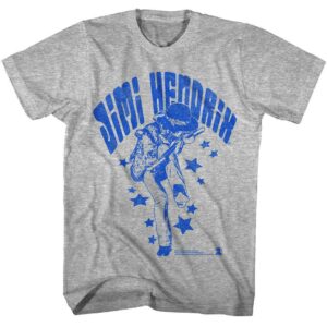 Jimi Hendrix Star Kick Men’s T-Shirt
