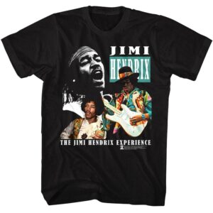 Jimi Hendrix Triple Threat Men’s T-Shirt
