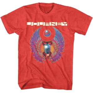 Journey Greatest Hits Men’s Red T Shirt