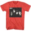 Kiss Red Faces Men’s T Shirt
