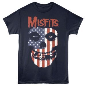 Misfits Star-Spangled Skull Men’s T Shirt