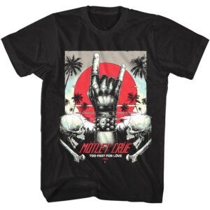 Motley Crue Too Fast for Love Poster Men’s T Shirt