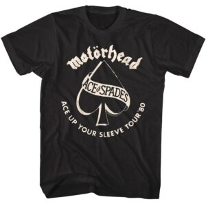 Motorhead Ace Up Your Sleeve Tour 80 Men’s T Shirt