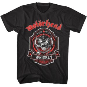 Motorhead Whiskey Drink Loud Men’s T Shirt