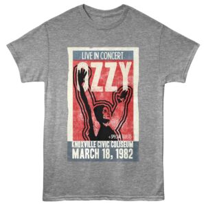Ozzy Osbourne Knoxville Concert 82 Men’s T Shirt