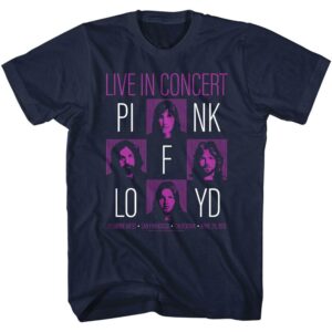 Pink Floyd San Francisco Concert 1970 Men’s T Shirt