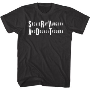 Stevie Ray Vaughan & Double Trouble Logo Men’s T Shirt
