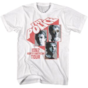 Sting & The Police North American Tour 1982 Men’s T Shirt
