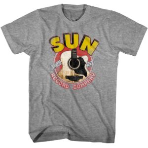 Sun Record Company Acoustic Guitar Men’s T Shirt