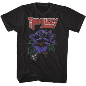 Thin Lizzy Black Rose Men’s T Shirt
