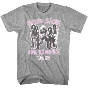 Twisted Sister Come Out and Play Tour 86 Men’s T Shirt