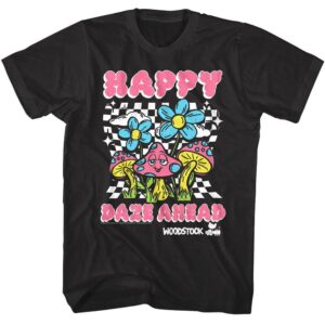Woodstock Happy Daze Ahead Men’s T-Shirt