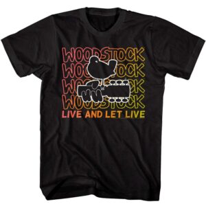 Woodstock Live & Let Live Men’s T-Shirt