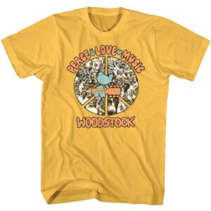 Woodstock Peaceful Crowd Men’s T-Shirt