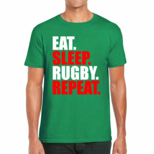 Eat Sleep Rugby Repeat Rugby Cup European Support World Six Nations Championship Mens Tee Top Eat Sleep Rugby Repeat Rugby Cup European Support World Six Nations Championship Mens Tee Top